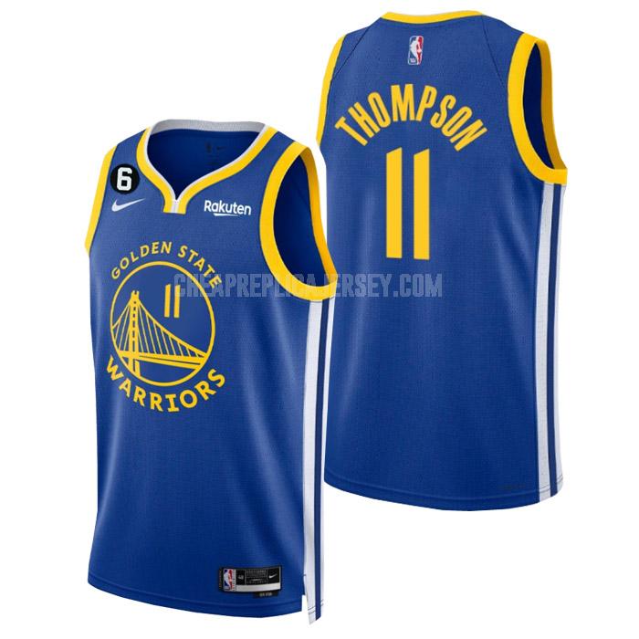 2022-23 men's golden state warriors klay thompson 11 blue icon edition replica jersey