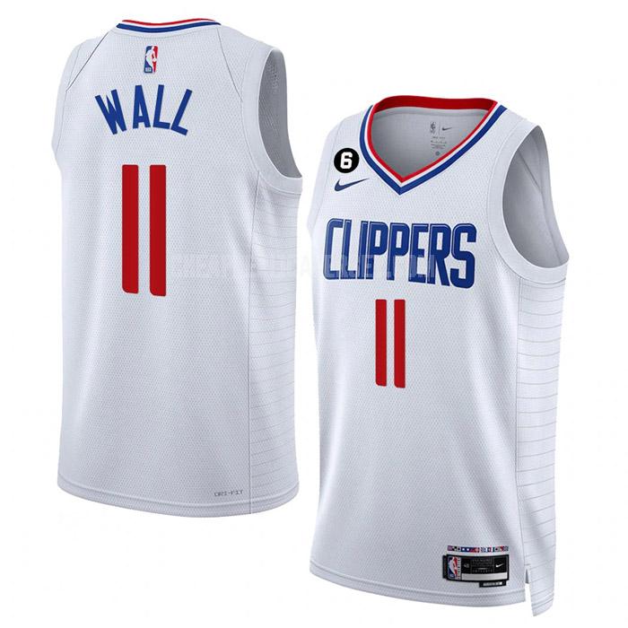 2022-23 men's los angeles clippers john wall 11 white association edition replica jersey