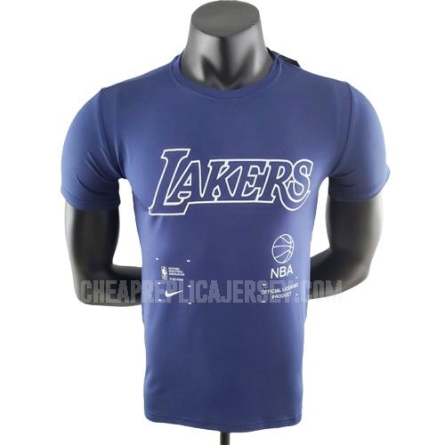 2022-23 men's los angeles lakers blue 22822a26 t-shirt basketball