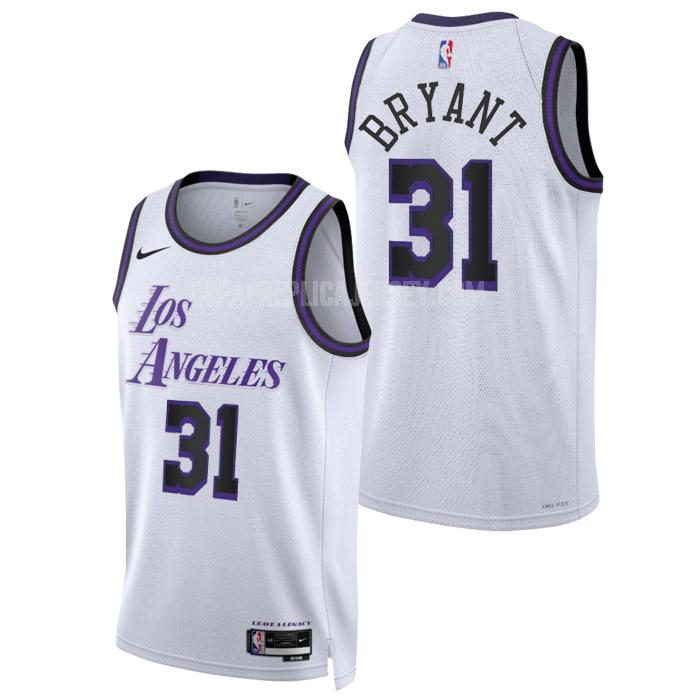 2022-23 men's los angeles lakers thomas bryant 31 white city edition replica jersey