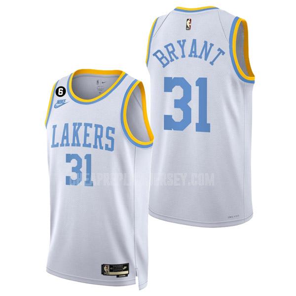 2022-23 men's los angeles lakers thomas bryant 31 white classic edition replica jersey