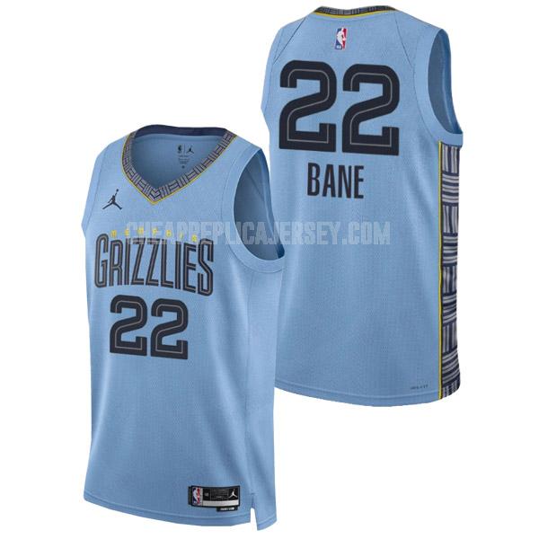 2022-23 men's memphis grizzlies desmond bane 22 blue statement edition replica jersey