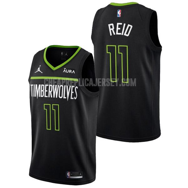 2022-23 men's minnesota timberwolves naz reid 11 black statement edition replica jersey