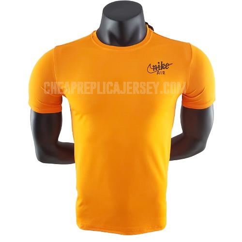 2022-23 men's nike air yellow 22822a11 t-shirt basketball