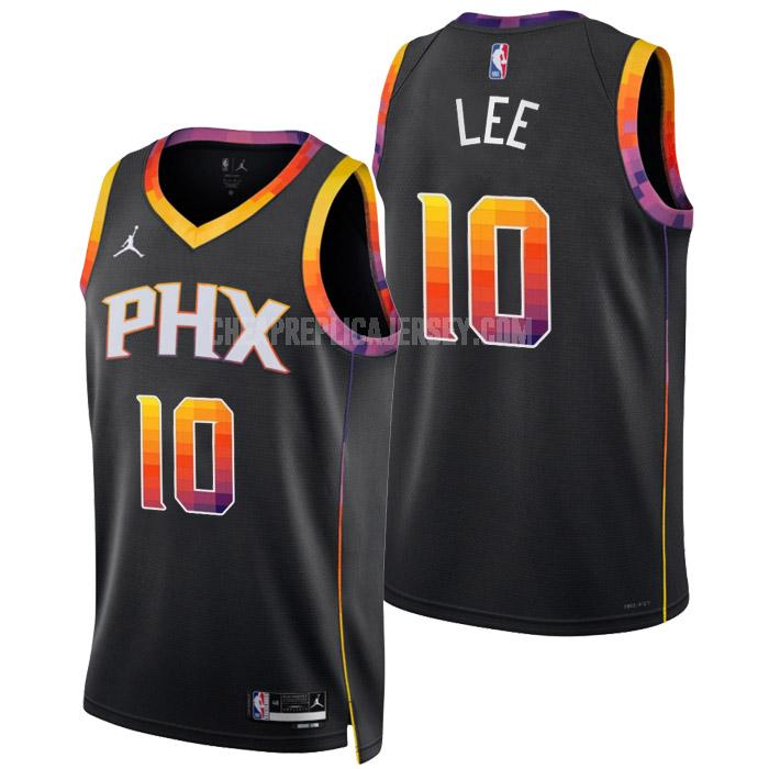 2022-23 men's phoenix suns damion lee 10 black statement edition replica jersey