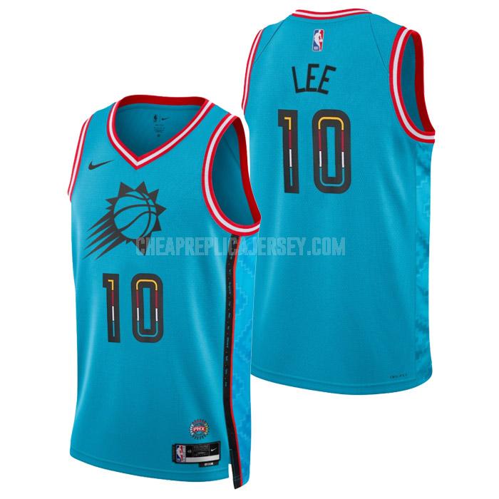 2022-23 men's phoenix suns damion lee 10 turquoise city edition replica jersey