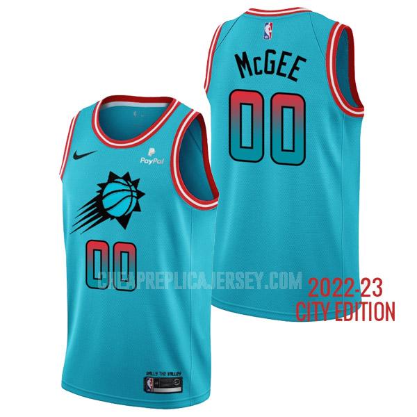 2022-23 men's phoenix suns javale mcgee 0 blue city edition replica jersey