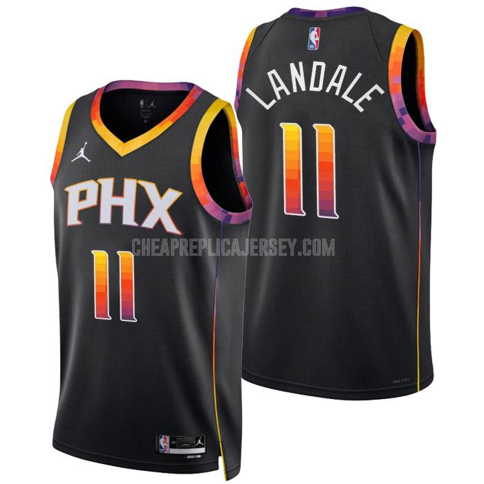 2022-23 men's phoenix suns jock landale 11 black statement edition replica jersey