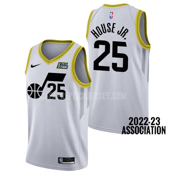 2022-23 men's utah jazz danuel house jr. 25 white association edition replica jersey