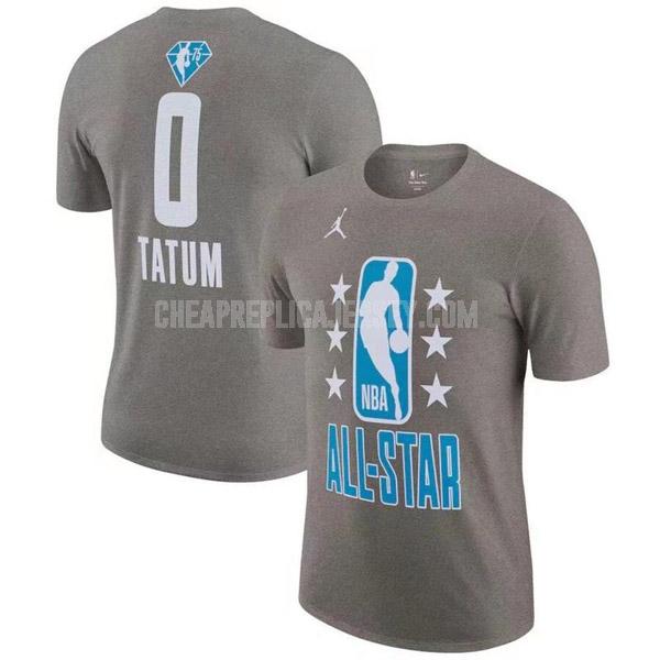 2022 men's all-star jayson tatum 0 gray t-shirt