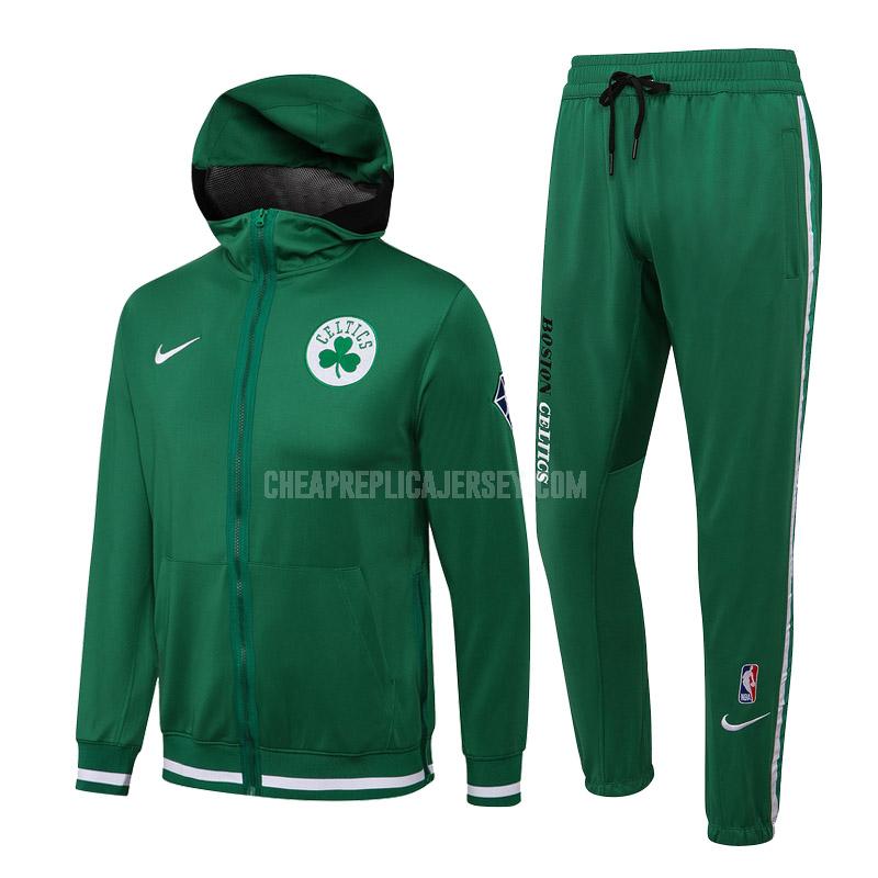 2022 men's boston celtics green hj025 hooded jacket