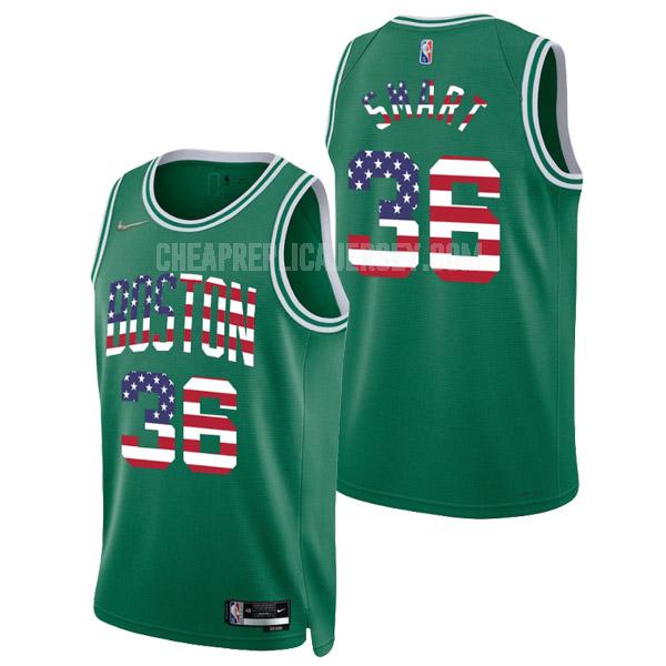 2022 men's boston celtics marcus smart 36 green memorial day icon edition replica jersey