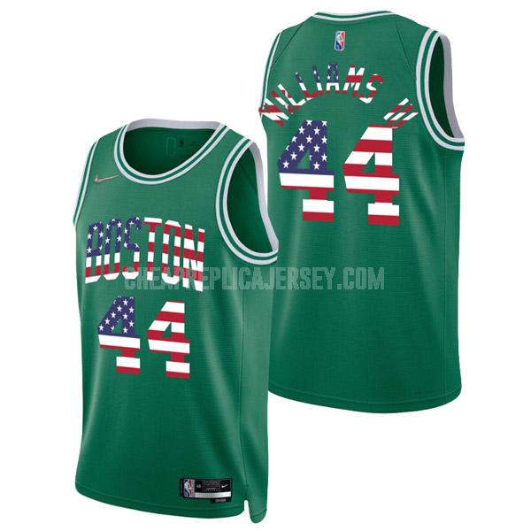 2022 men's boston celtics robert williams iii 44 green memorial day icon edition replica jersey