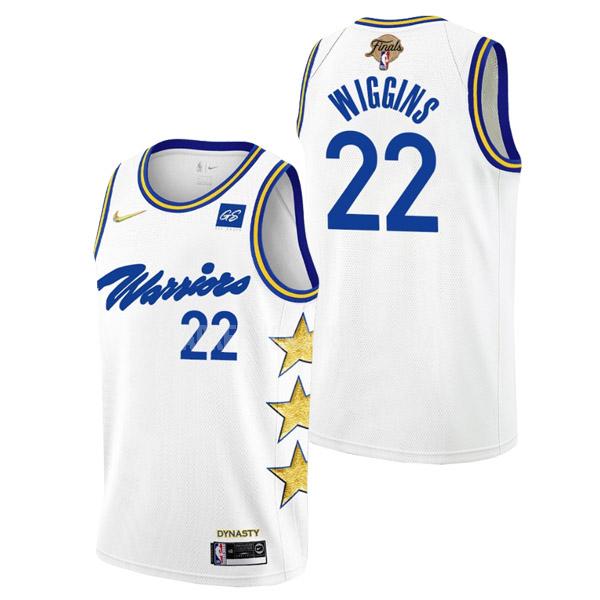 2022 men's golden state warriors andrew wiggins 22 white championship earned edition replica jersey