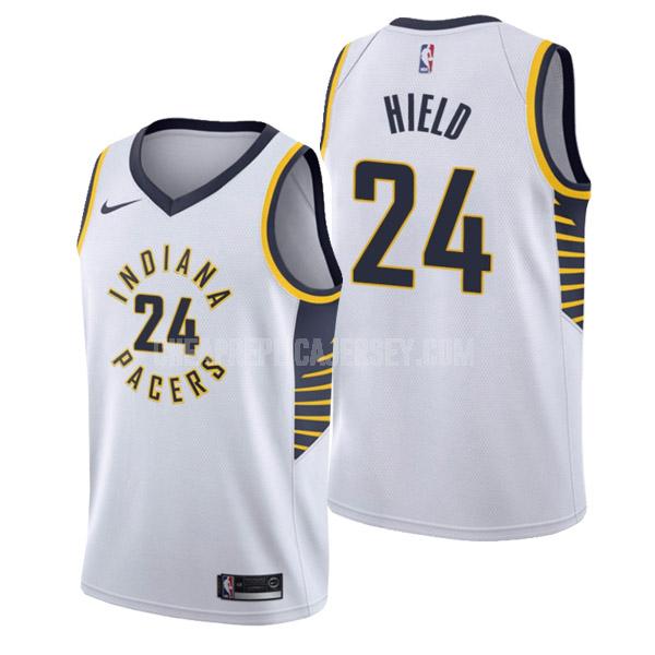 2022 men's indiana pacers buddy hield 24 white association edition replica jersey