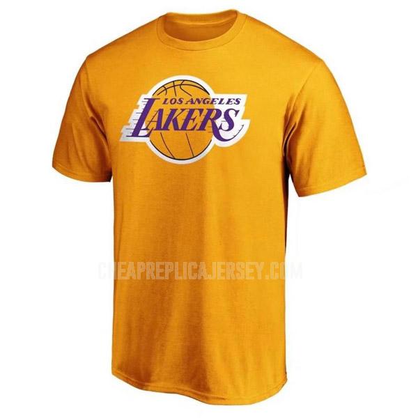 2022 men's los angeles lakers yellow 417a47 t-shirt