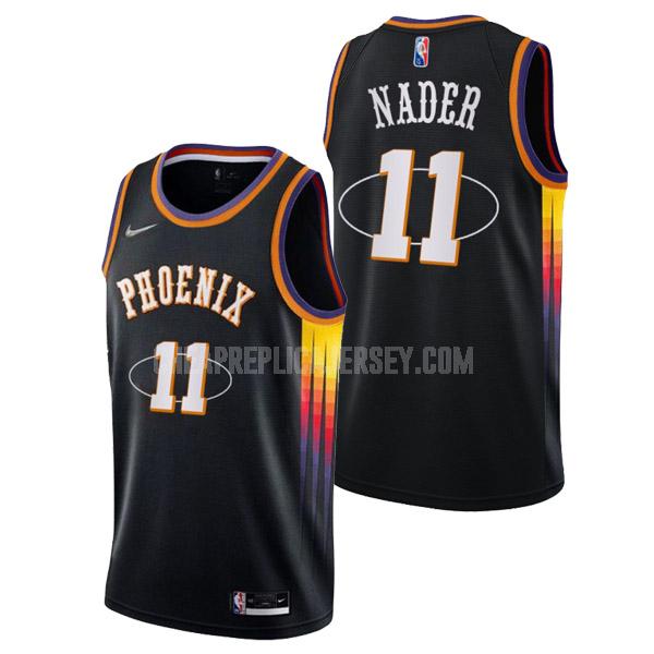 2022 men's phoenix suns abdel nader 11 black 75th mixtape edition replica jersey
