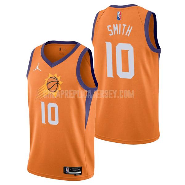 2022 men's phoenix suns jalen smith 10 orange 75th anniversary statement replica jersey