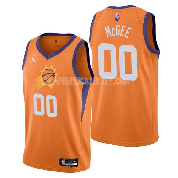 2022 men's phoenix suns javale mcgee 0 orange statement edition replica jersey