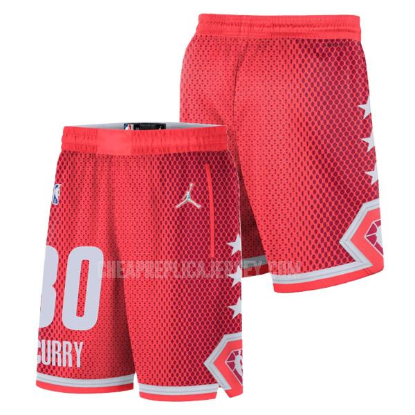 2022 men's stephen curry 30 red nba all-star shorts