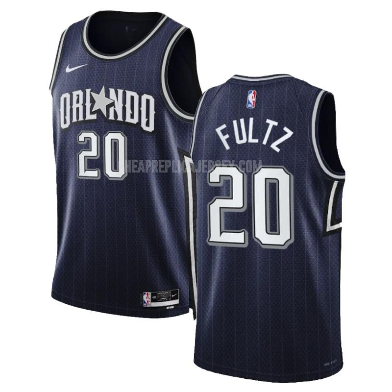 2023-24 men's orlando magic markelle fultz 20 navy city edition replica jersey