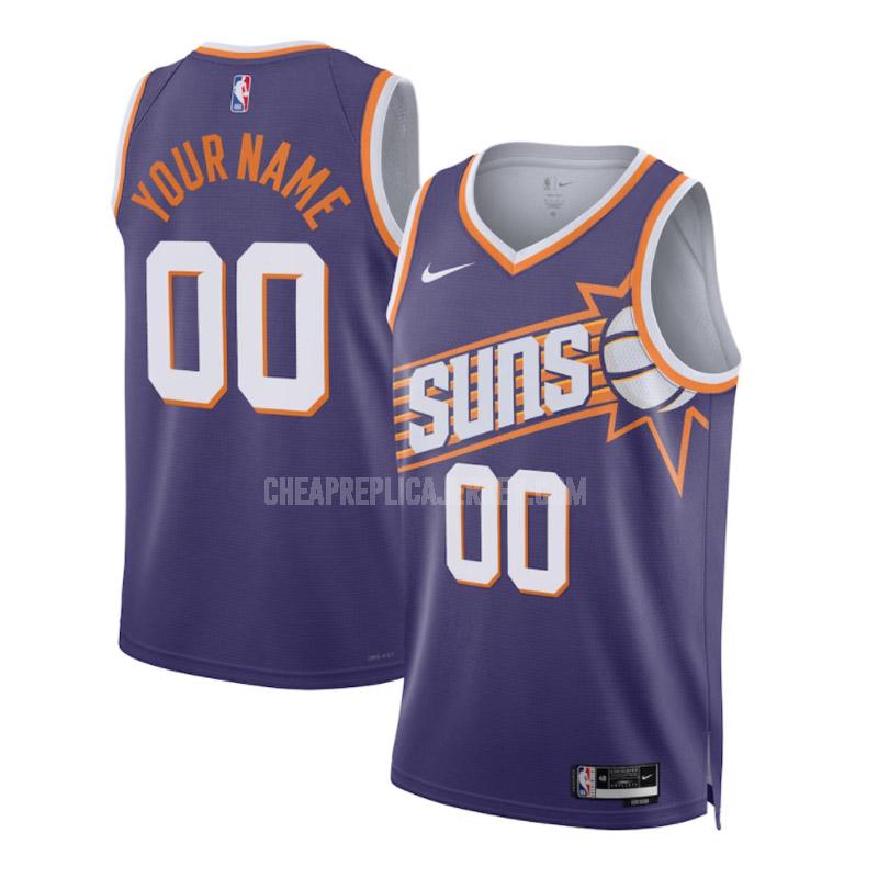 2023-24 men's phoenix suns custom purple icon edition replica jersey