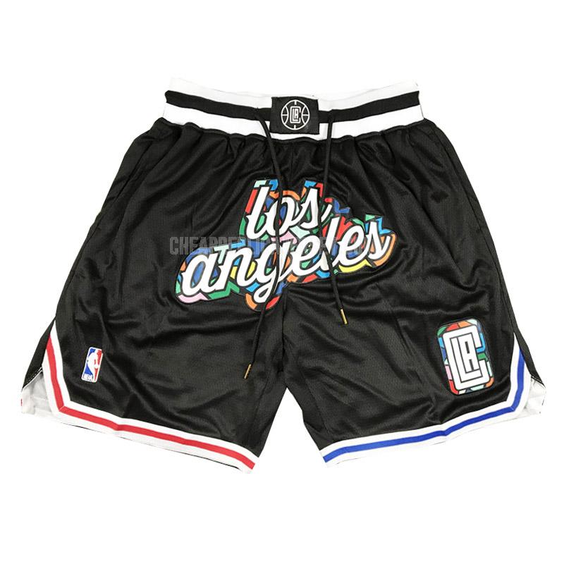2023 los angeles clippers black city edition shorts