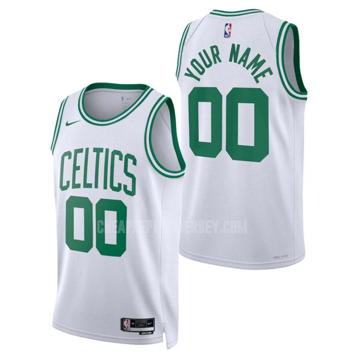 2023 men's boston celtics custom white association edition replica jersey
