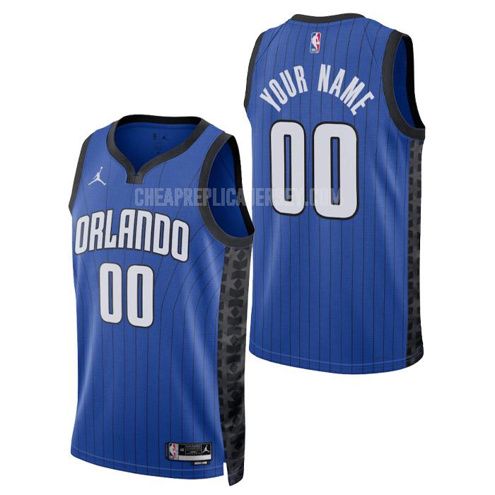 2023 men's orlando magic custom blue statement edition replica jersey