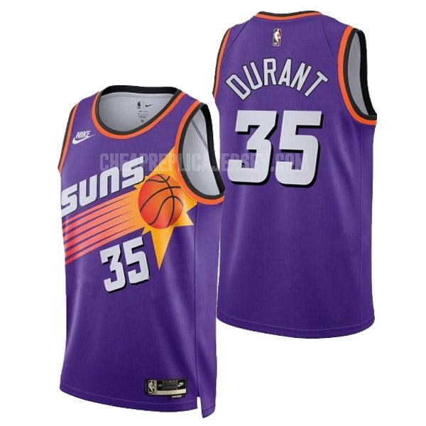 2023 men's phoenix suns kevin durant 35 purple classic edition replica jersey