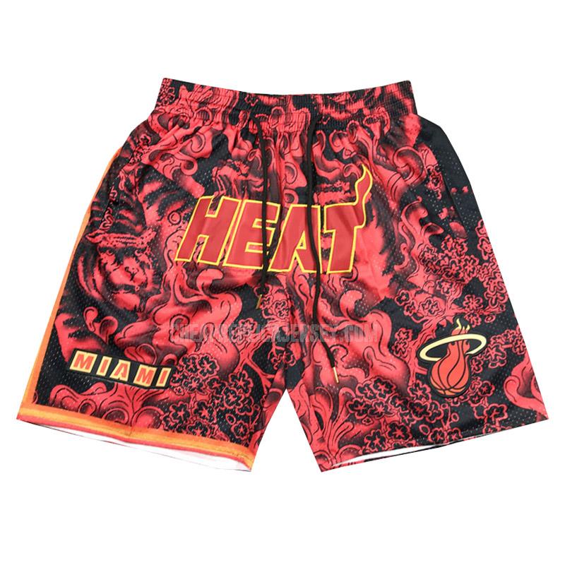 2023 miami heat red tiger year edition shorts