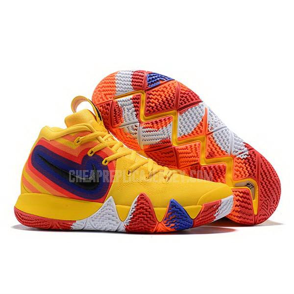 bkt1205 men's yellow kyrie 4 iv nike basketball shoes