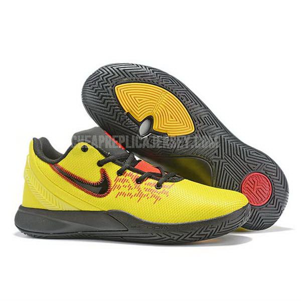 bkt1247 men's yellow kyrie 2 ii low nike basketball shoes