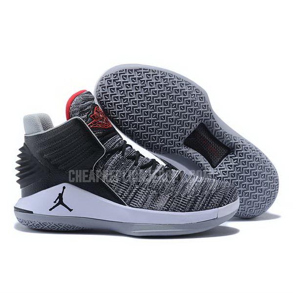 bkt128 men's grey xxxii 32 air jordan basketball shoes