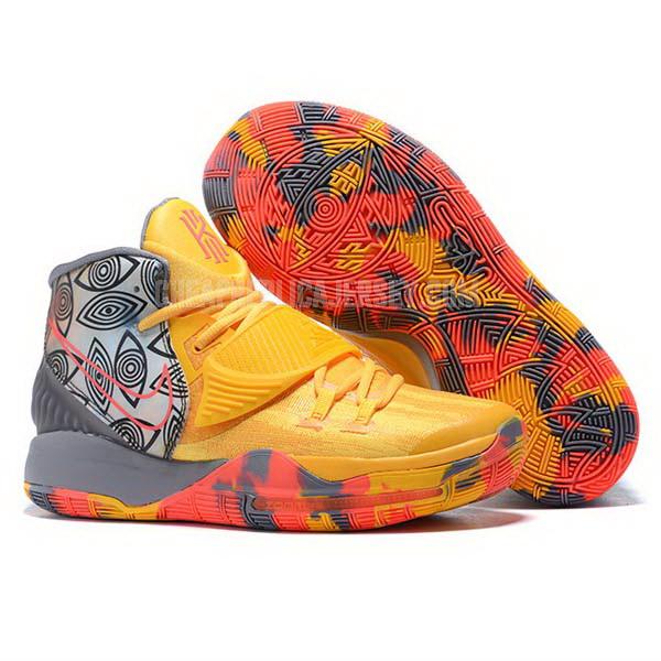 bkt1322 men's yellow kyrie 6 ep nike basketball shoes