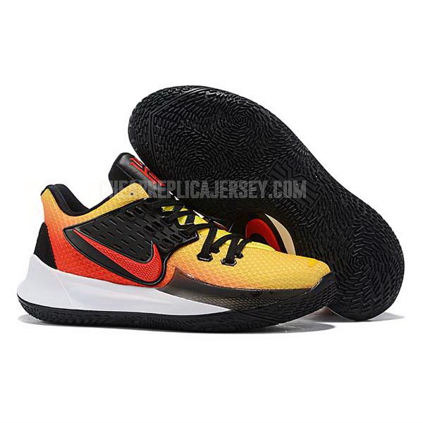 bkt1347 men's yellow kyrie low 2 nike basketball shoes