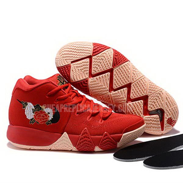 bkt1357 men's red kyrie 4 iv nike basketball shoes