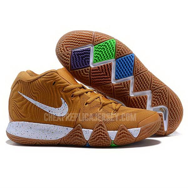 bkt1367 men's brown kyrie 4 ep nike basketball shoes