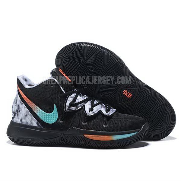 bkt1477 men's black kyrie 5 nike basketball shoes