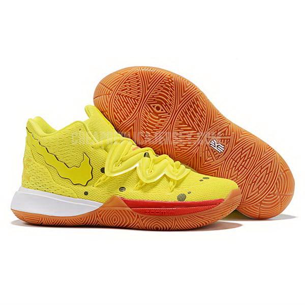 bkt1504 men's yellow kyrie 5 nike basketball shoes