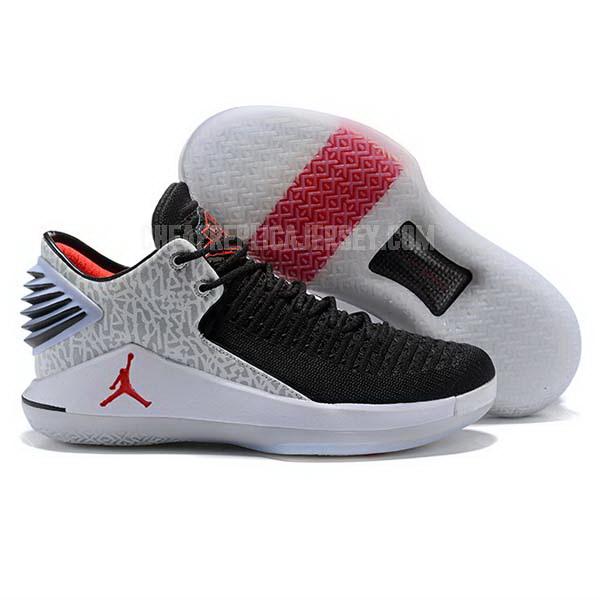 bkt150 men's black xxxii 32 low air jordan basketball shoes