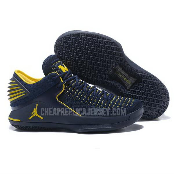 bkt151 men's black xxxii 32 low air jordan basketball shoes