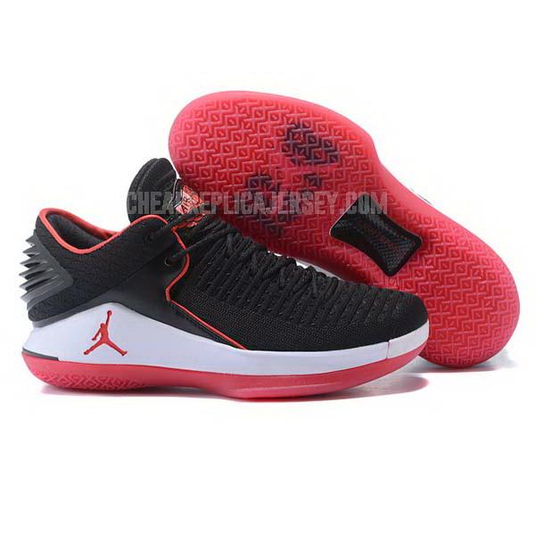 bkt152 men's black xxxii 32 low air jordan basketball shoes