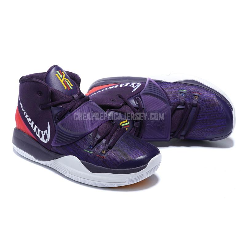 bkt1556 men's purple kyrie 6 nike basketball shoes