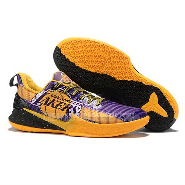 bkt1630 men's yellow zoom kobe mamba focus nike basketball shoes