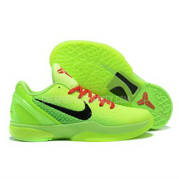 bkt1649 men's green zoom kobe vi 6 nike basketball shoes
