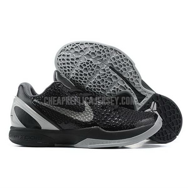 bkt1653 men's black zoom kobe vi 6 nike basketball shoes