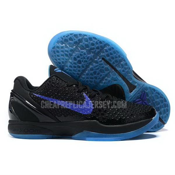 bkt1656 men's black zoom kobe vi 6 nike basketball shoes