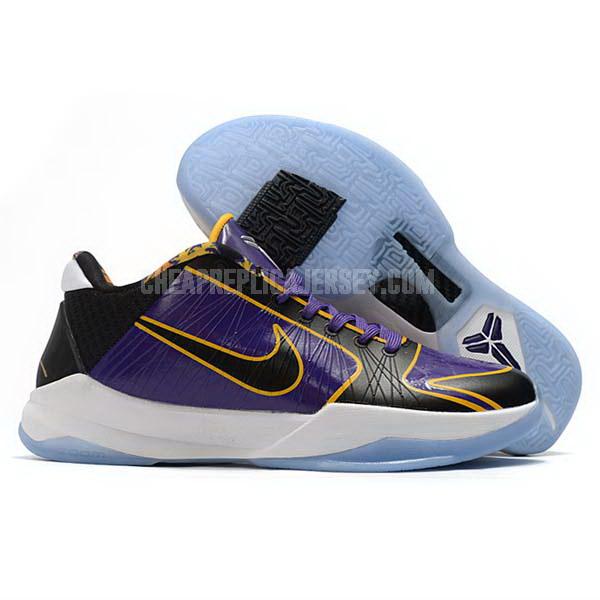 bkt1716 men's purple zoom kobe v 5 nike basketball shoes