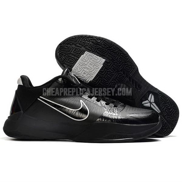 bkt1724 men's black zoom kobe v 5 nike basketball shoes